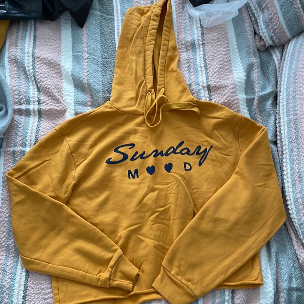 Sweatshirt crop top